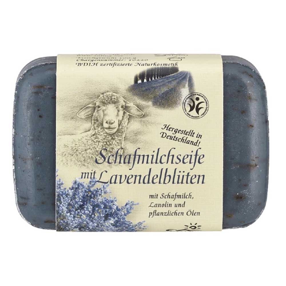 Saling Handseife Schafmilchseife - Lavendelblüten 100g