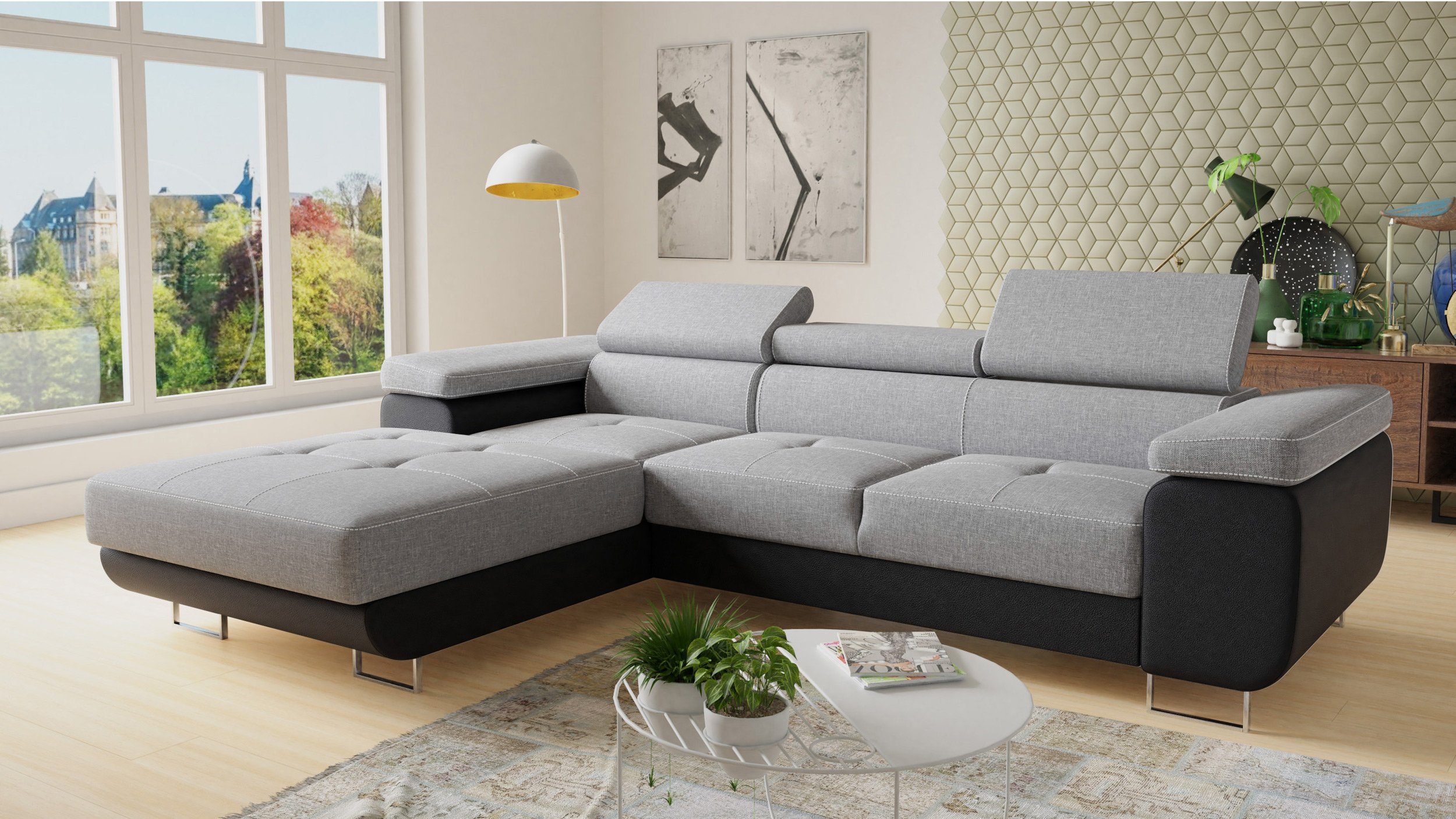 Sofnet Ecksofa Divo, mit Schlaffunktion und günstig online kaufen