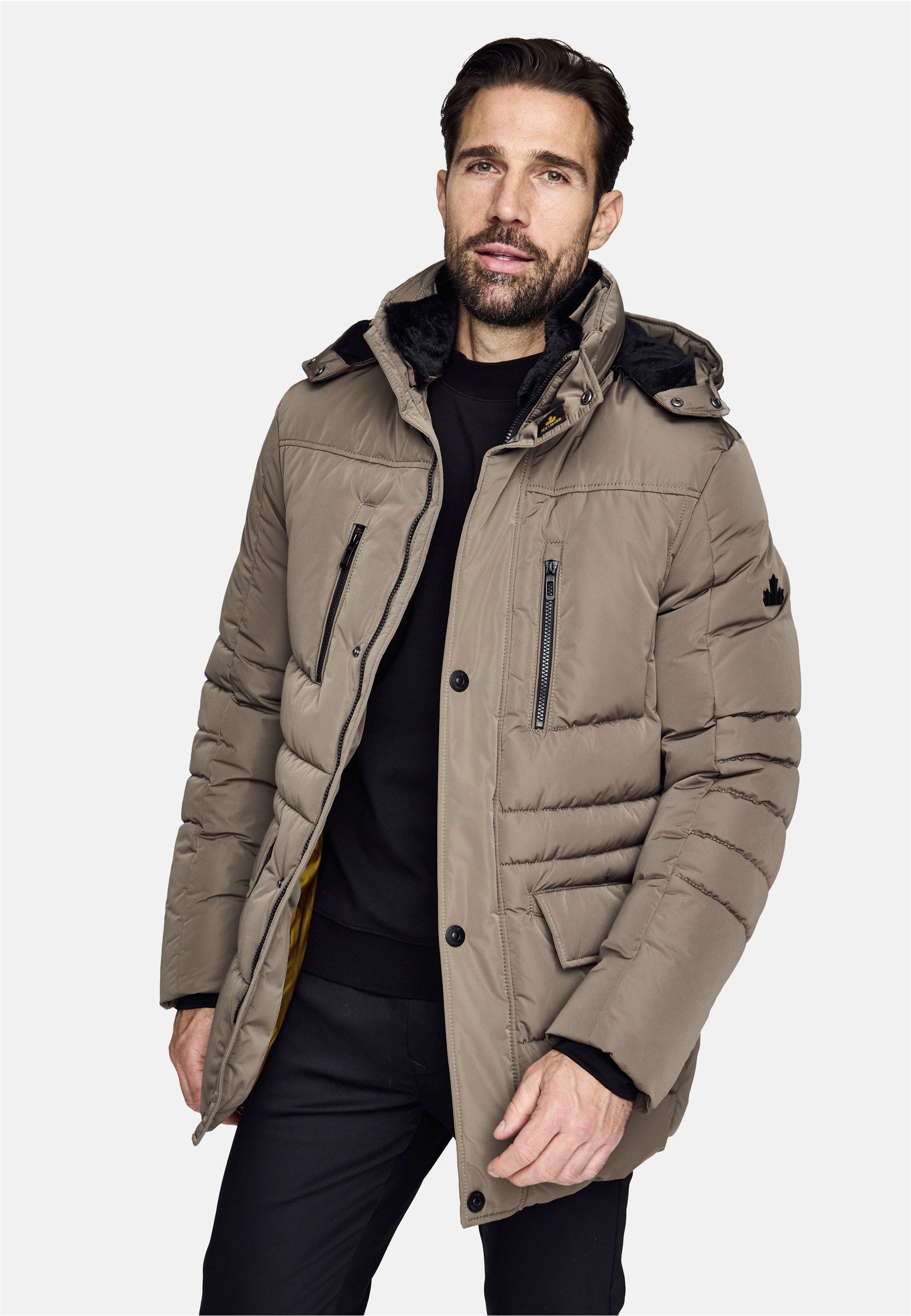 New Canadian Outdoorjacke dry iQ-Funktionsjacke mit abnehmbarem Fellkragen günstig online kaufen