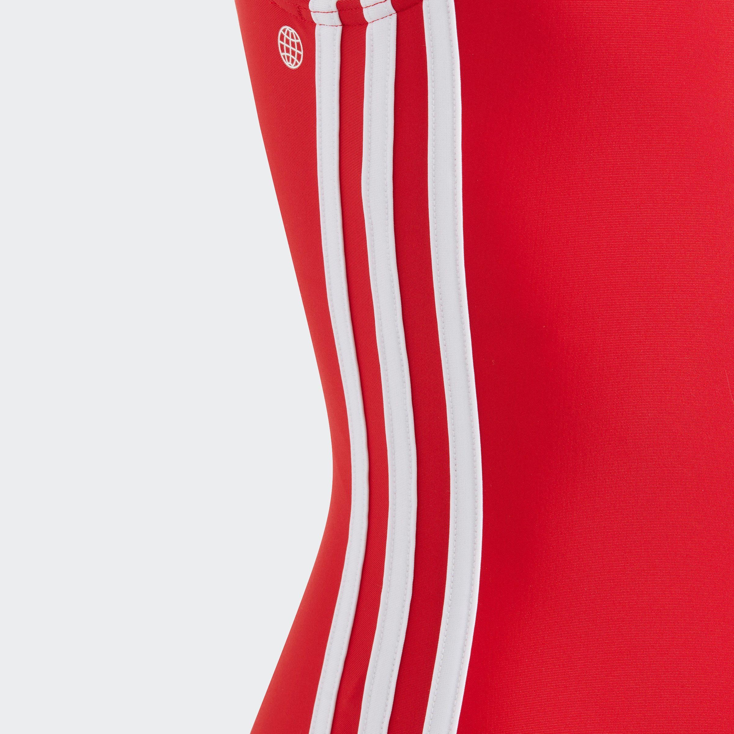 3-Streifen rot Badeanzug (1-St) Performance Adicolor Originals Originals adidas adidas Badeanzug