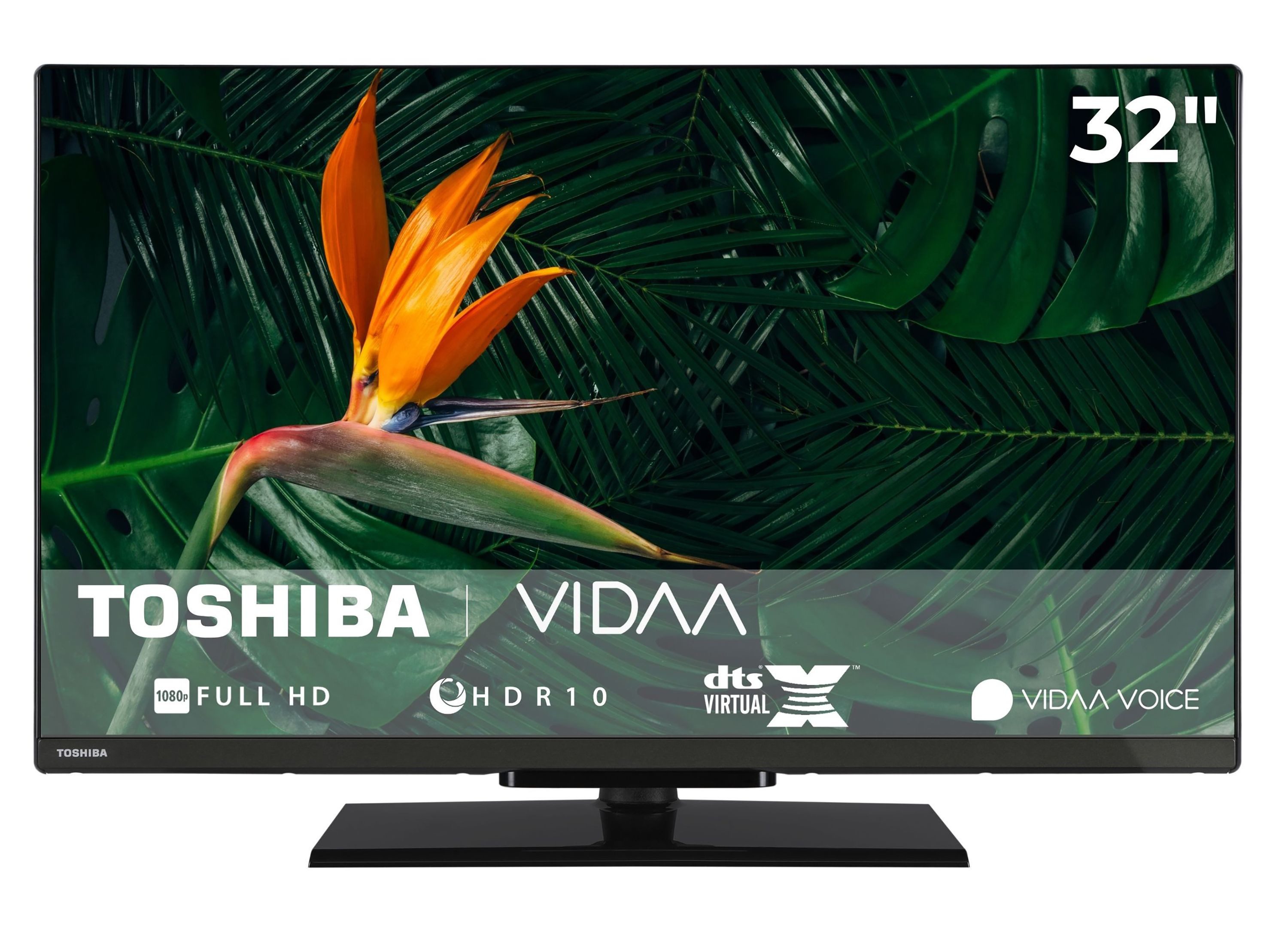 Toshiba 32LV3F63DA LCD-LED Fernseher (80 cm/32 Zoll, Full HD, VIDAA Smart TV, HDR, Triple-Tuner, VIDAA, Bluetooth, Alexa-fähig)