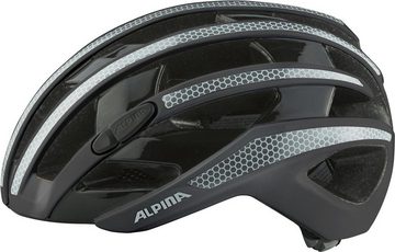 Alpina Sports Fahrradhelm RAVEL REFLECTIVE BLACK GLOSS