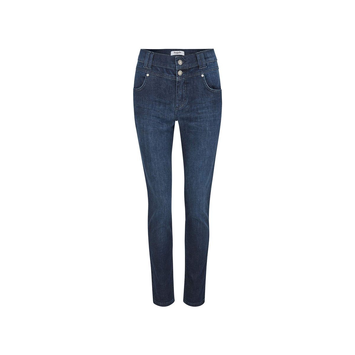 ANGELS Skinny-fit-Jeans dunkel-blau skinny fit (1-tlg) 3158 dark indigo used