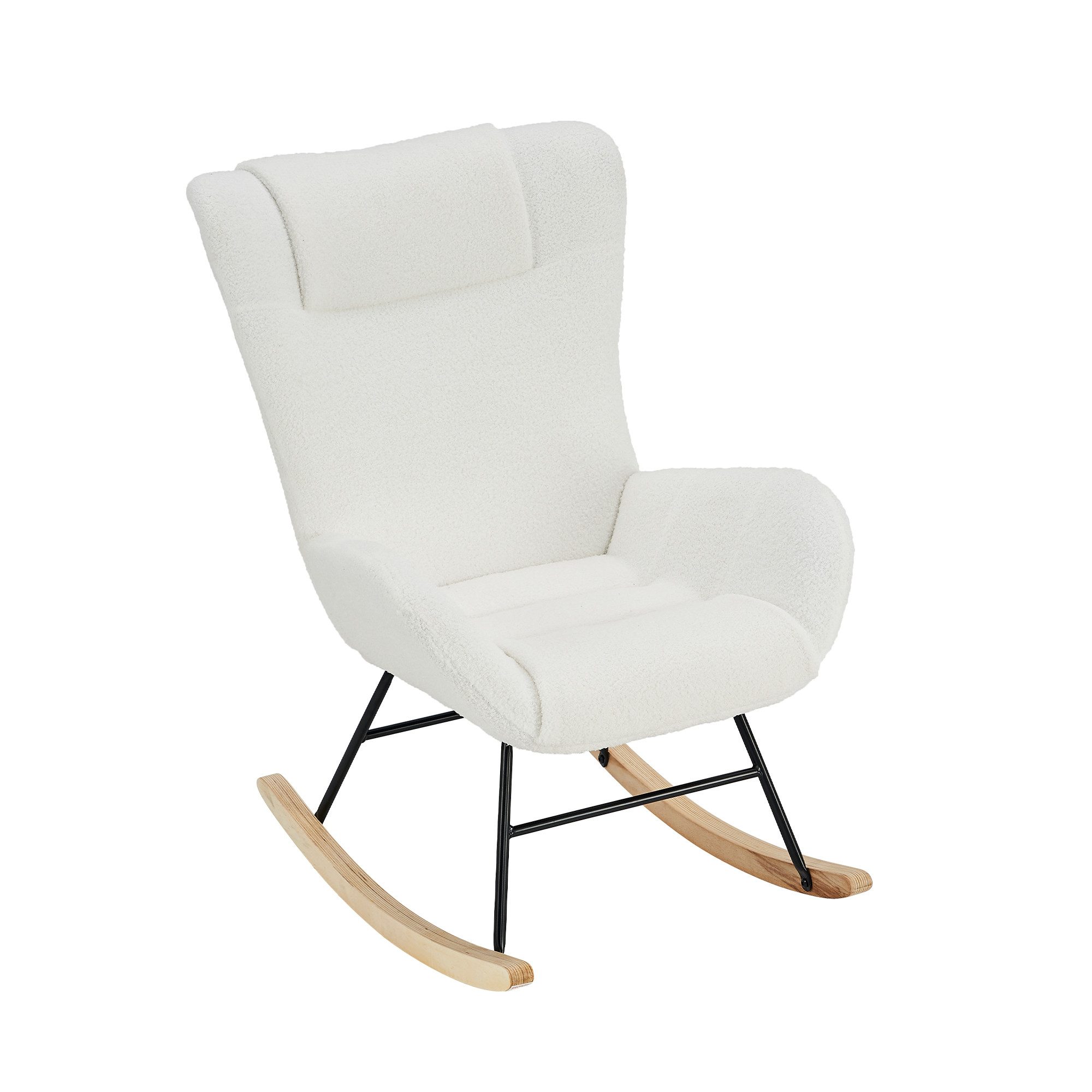 HAUSS SPOLE Schaukelstuhl Relaxsessel Babyschaukelstuhl Lounge-Sessel günstig online kaufen