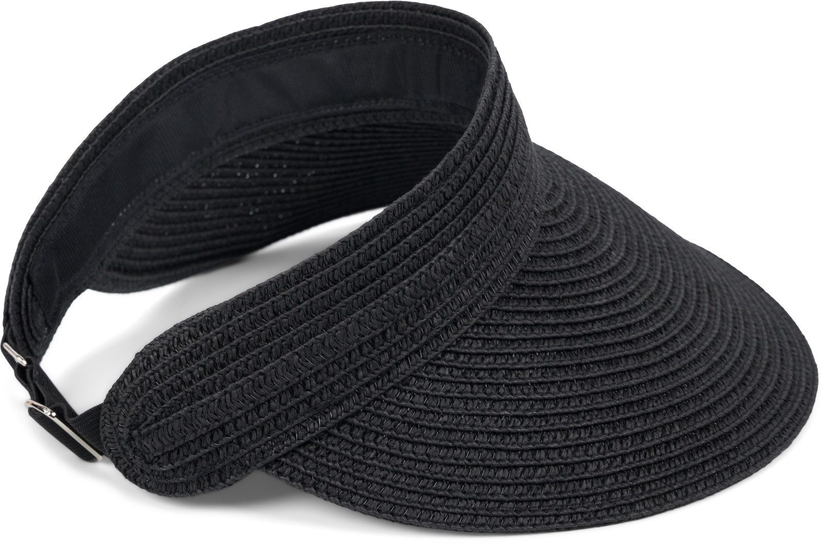 styleBREAKER Visor Papierstroh Visor Cap Einfarbig günstig online kaufen