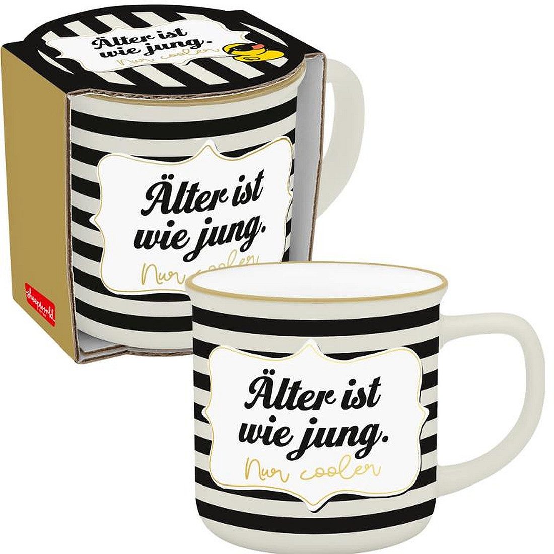 Sheepworld Tasse Tasse Lieblings-Becher Tee Kaffeetasse 35cl Geschenk Sheepworld ENTE, Porzellan