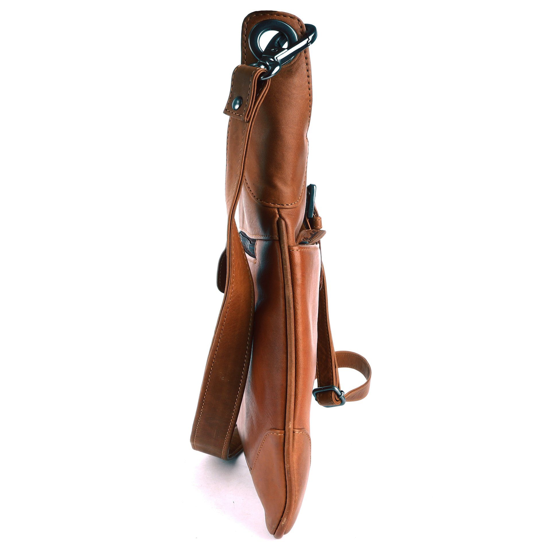 Benthill Umhängetasche Damen Echt Leder Umhängetasche Shopper Vintage Schultertasche Tasche, Schultergurt / Umhängegurt Reißverschlussfach – Bild 5 von 5