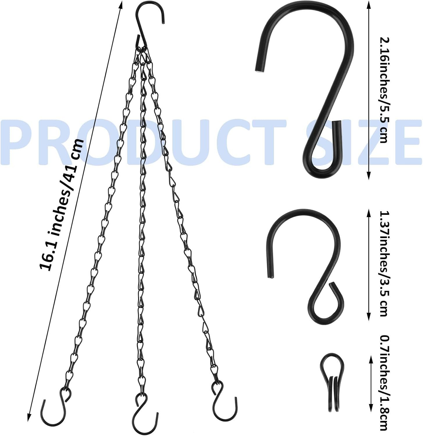 Coonoor Dekohänger 2 Stück Blumenampel Ketten Metall Hängende Kette Pflanze günstig online kaufen