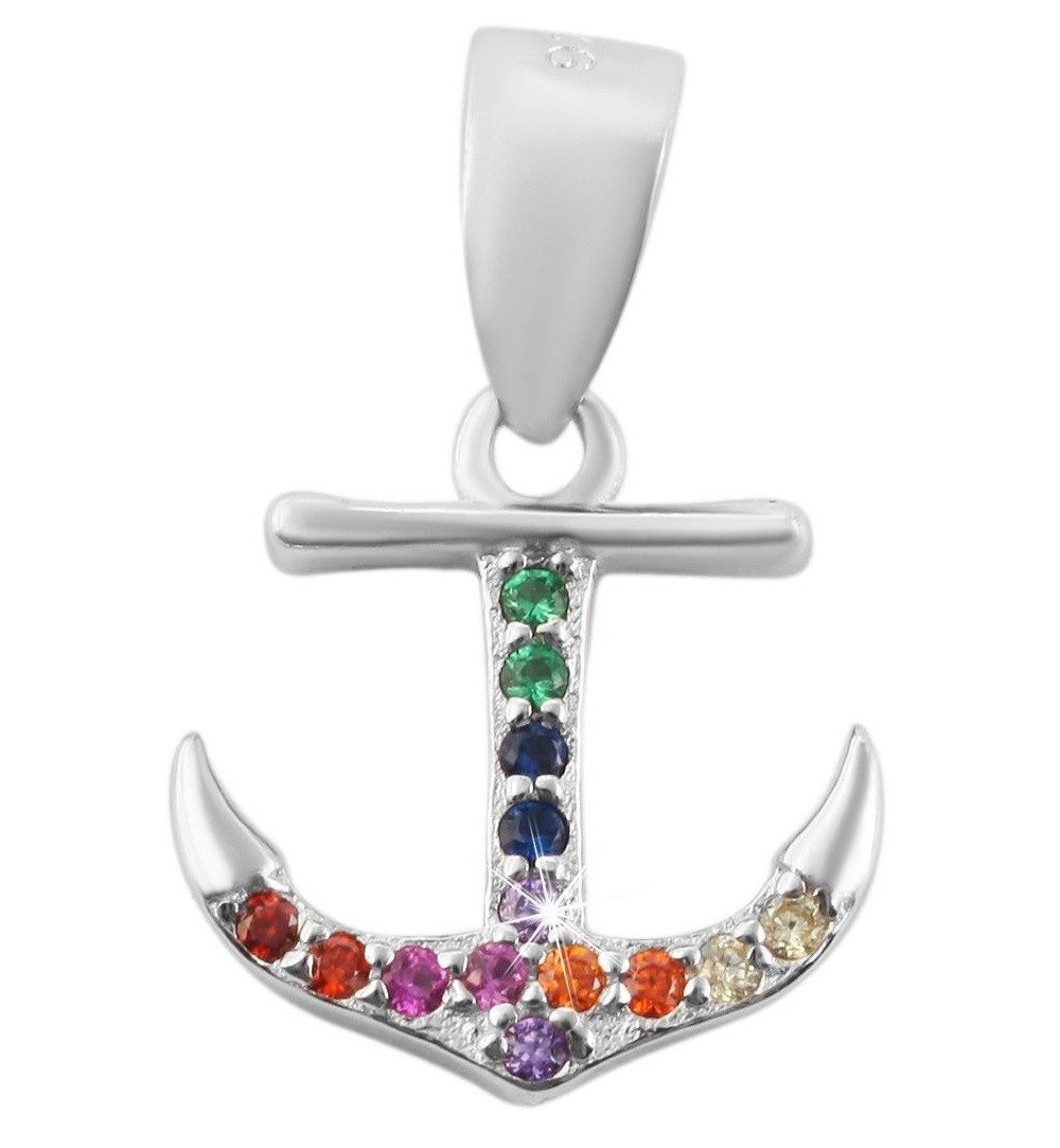 Kettenanhänger Anhänger aus 925 Silber mit Zirkonia