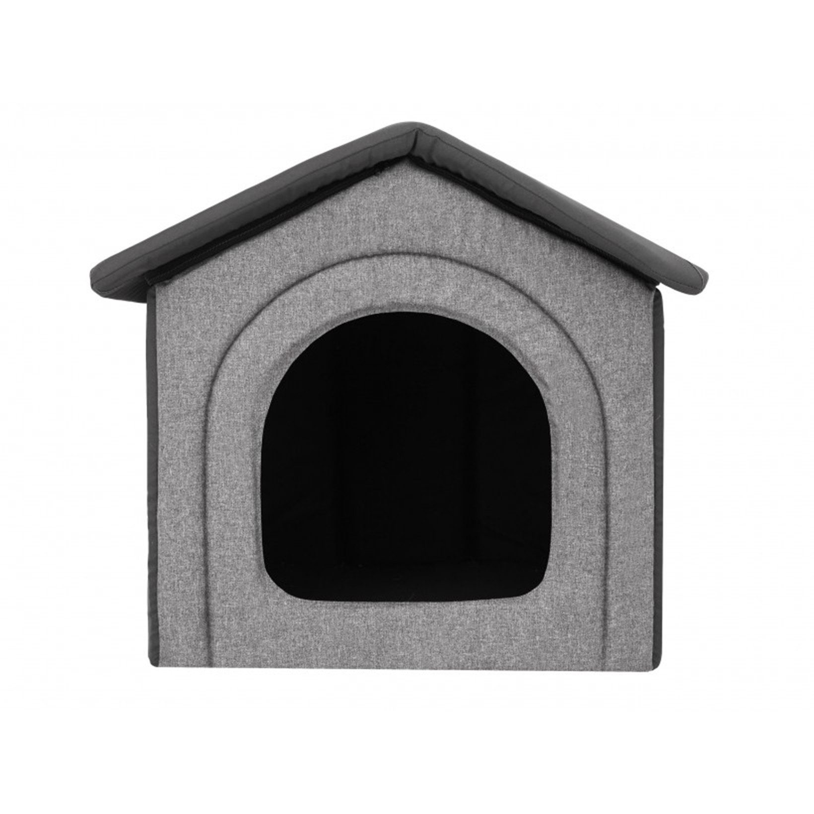 Hobbydog Hundehütte Kuschelhöhle waschbar, formstabil und pflegeleicht, Ökoleinen/Oxford, waschbar bei 30°C, formstabile Füllung, kratzfest