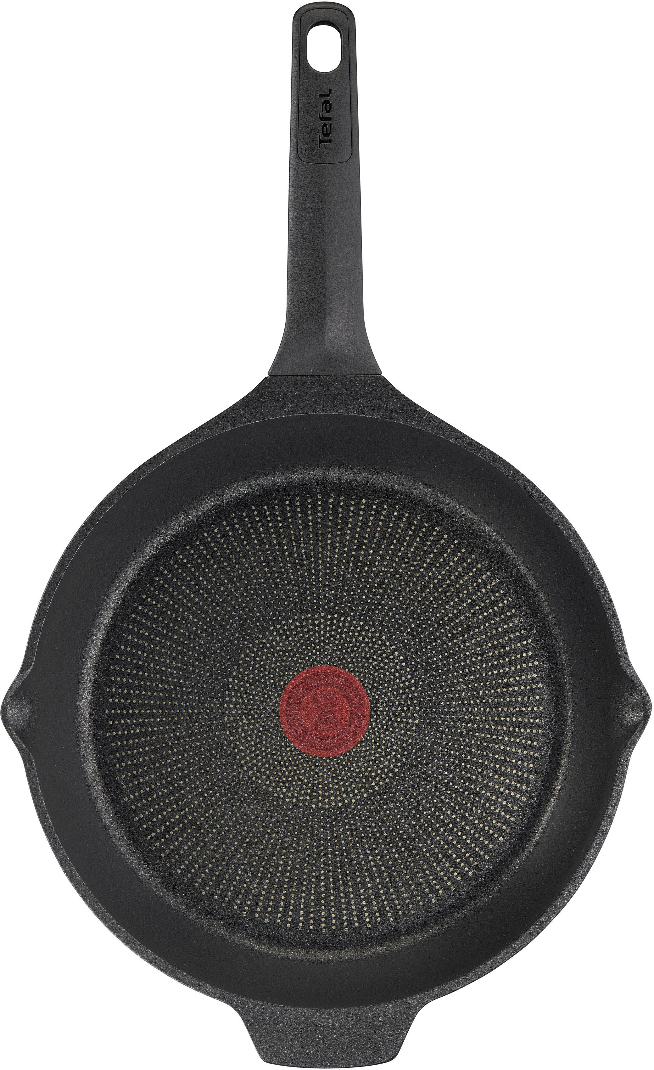 Tefal Bratpfanne Robusto Pfanne Induktion, Aluminium (1-tlg), Thermo-Signal bei idealer Brattemperatur, für alle Herdarten geeignet