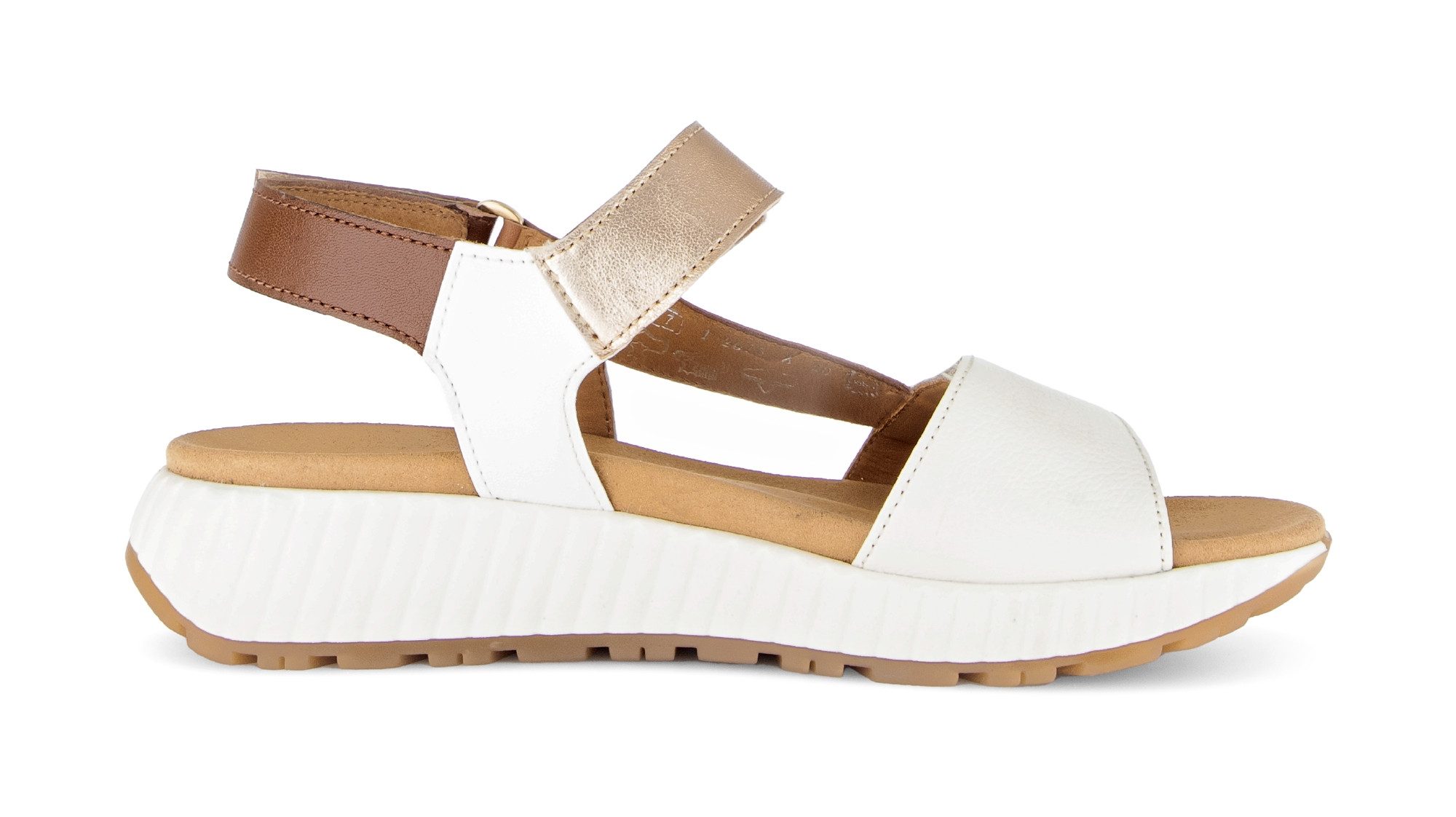 Gabor Keilsandalette Riemchensandale, Sommerschuh mit edlem Schmuckelement