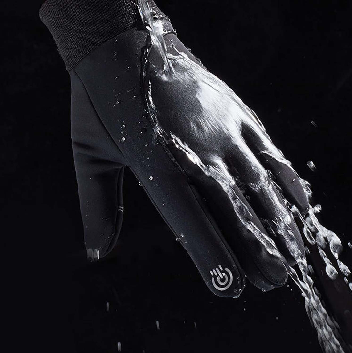 trends for living Fleecehandschuhe Fahrradhandschuhe Winterhandschuhe zum Wandern Skifahren rutschfest Touchscreen-kompatibel wind wasserdicht fleecegefüttert warmeHandschuh