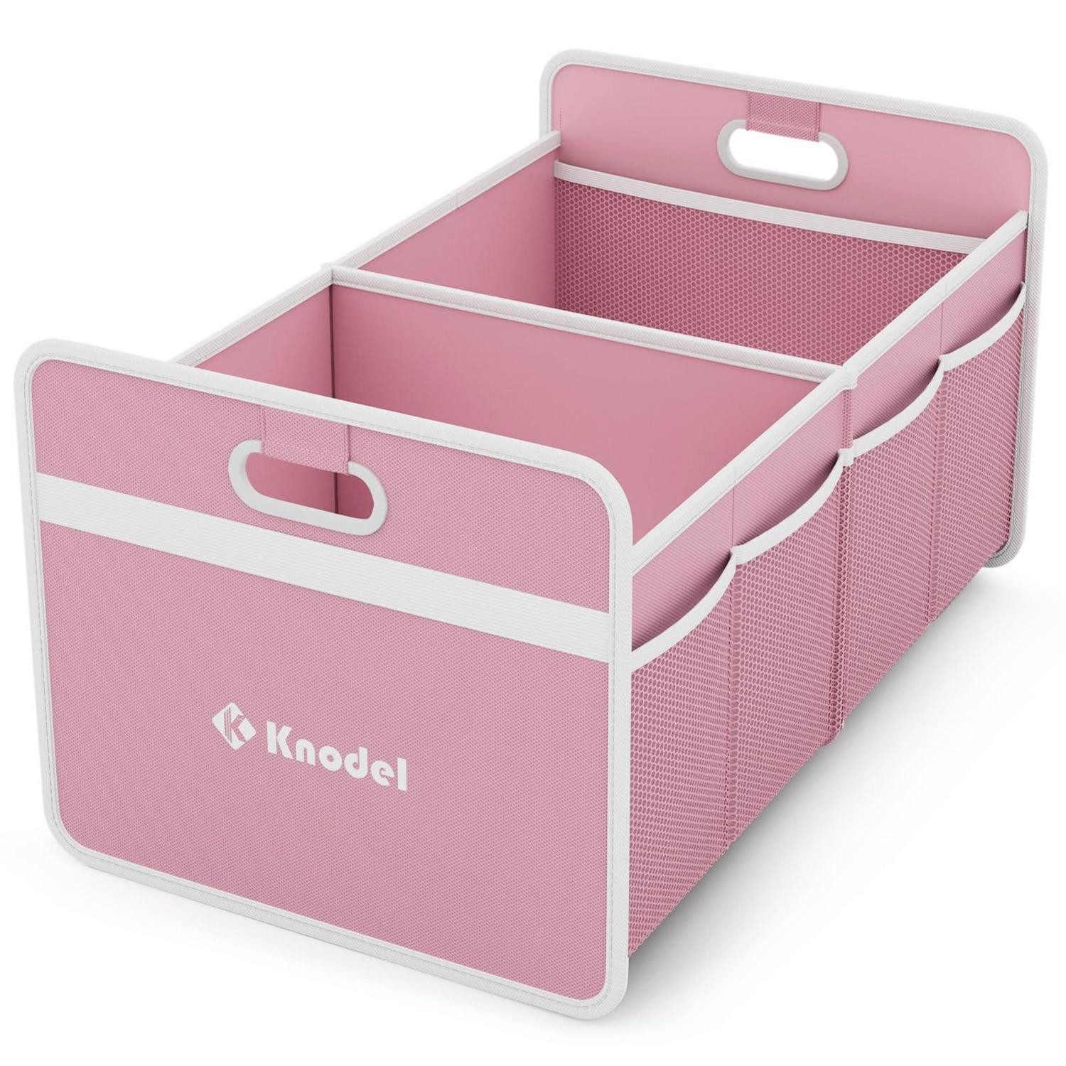 LuxusKollektion Kofferorganizer Kofferraum Organizer klappbar verstärkte Griffe Rosa klein