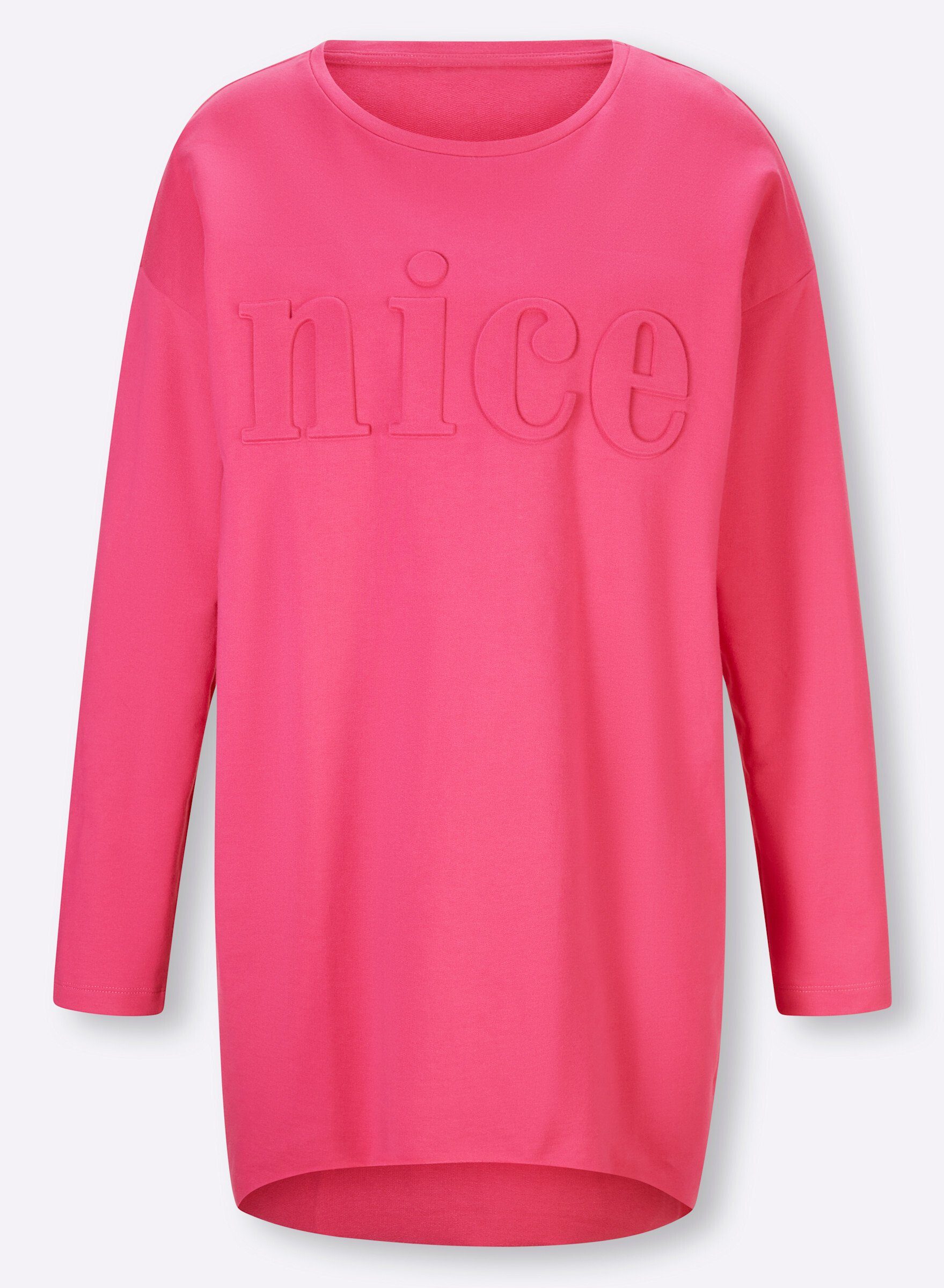 heine T-Shirt Longshirt Langarm