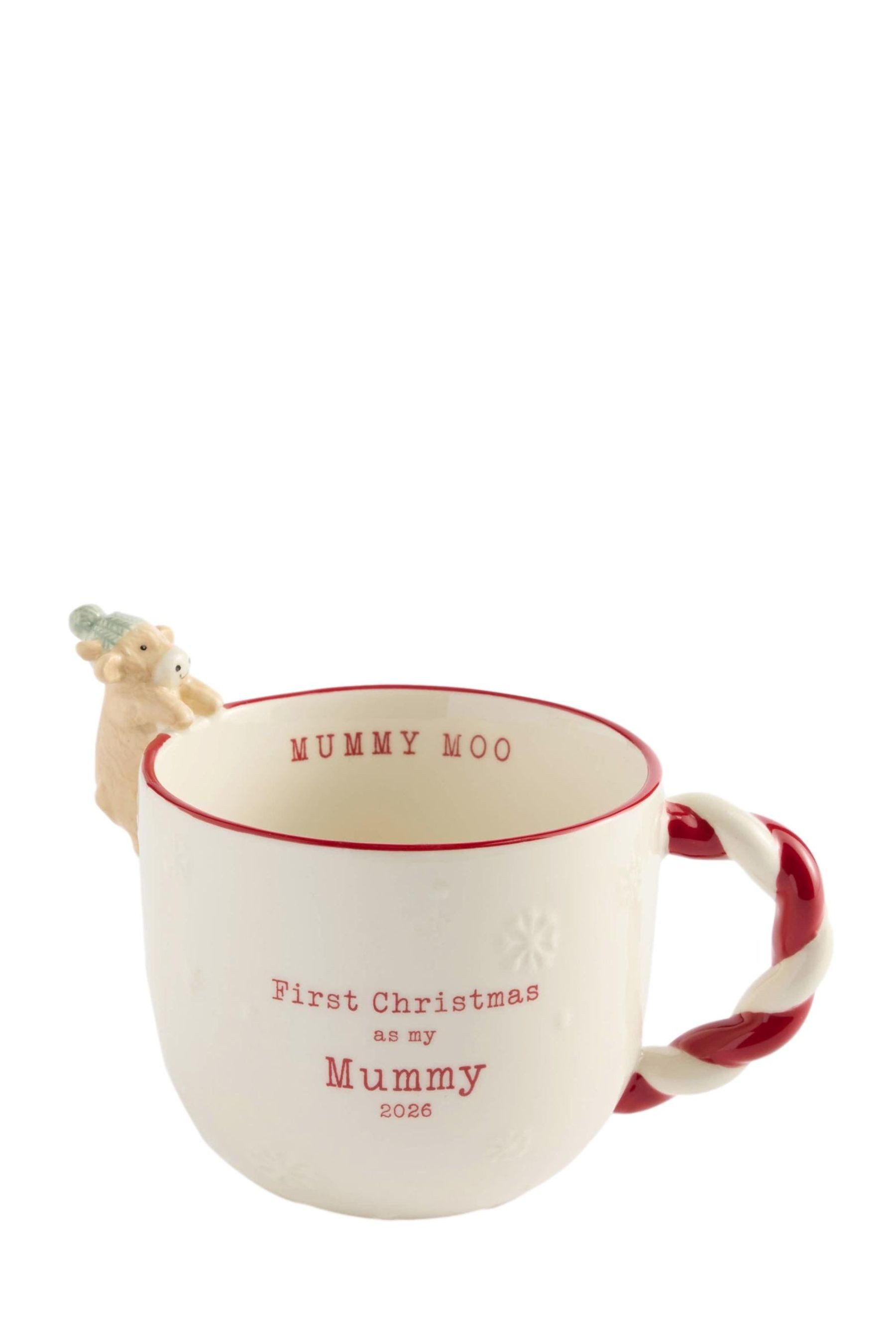 Next Becher Babys erste Weihnachtstasse, Mummy, 1-tlg., Steingut