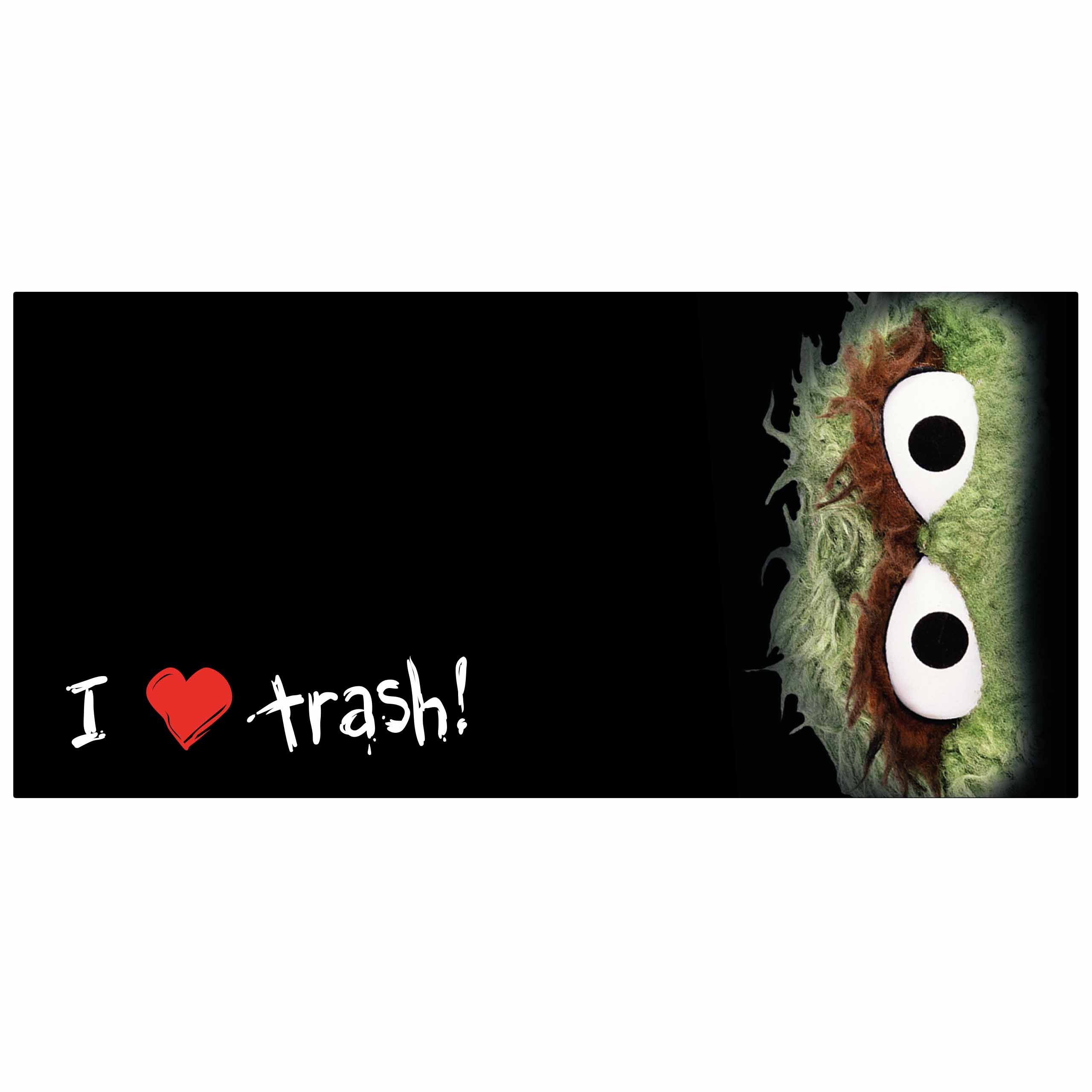 United Labels® Tasse Sesamstraße Oskar aus der Tonne - I Love Trash, Keramik