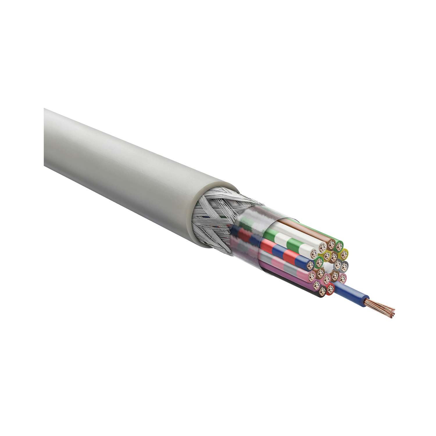 Helukabel Titel:LIYCY 20x0,25mm² Datenleitung geschirmt AD 9,5mm Betriebsspitze Elektro-Kabel, (1 cm)
