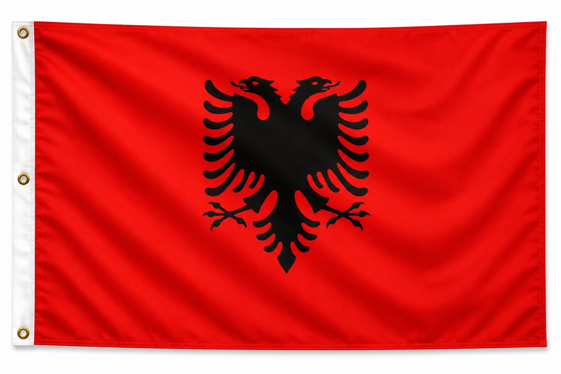 trends4cents Flagge Flagge 90 x 150 cm Hissfahne Bundesland Sturmflagge Hissfahne (Albanien), für Fahnenmaste