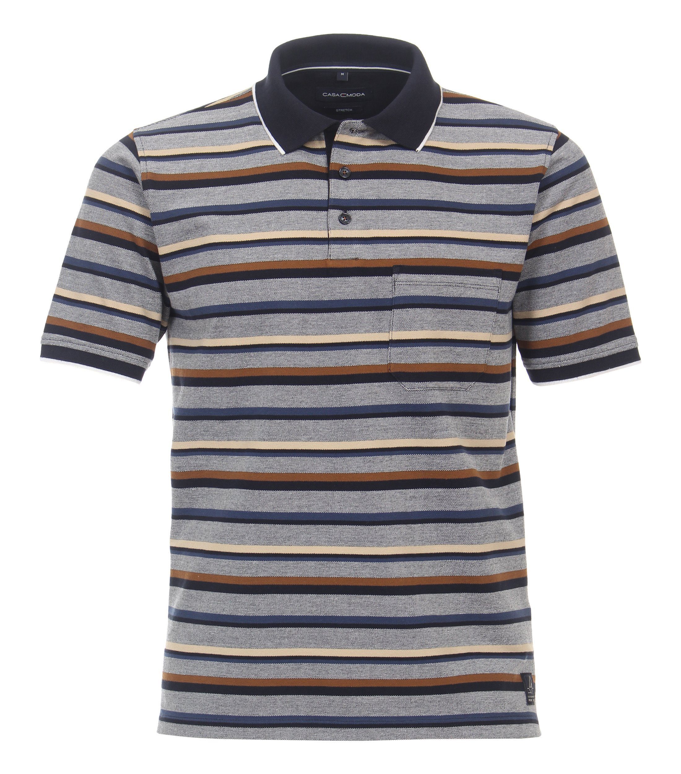 CASAMODA Poloshirt "CASAMODA Polo-Shirt gestreift" günstig online kaufen