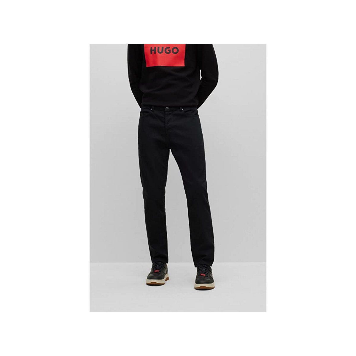 5-Pocket-Jeans (1-tlg) schwarz HUGO