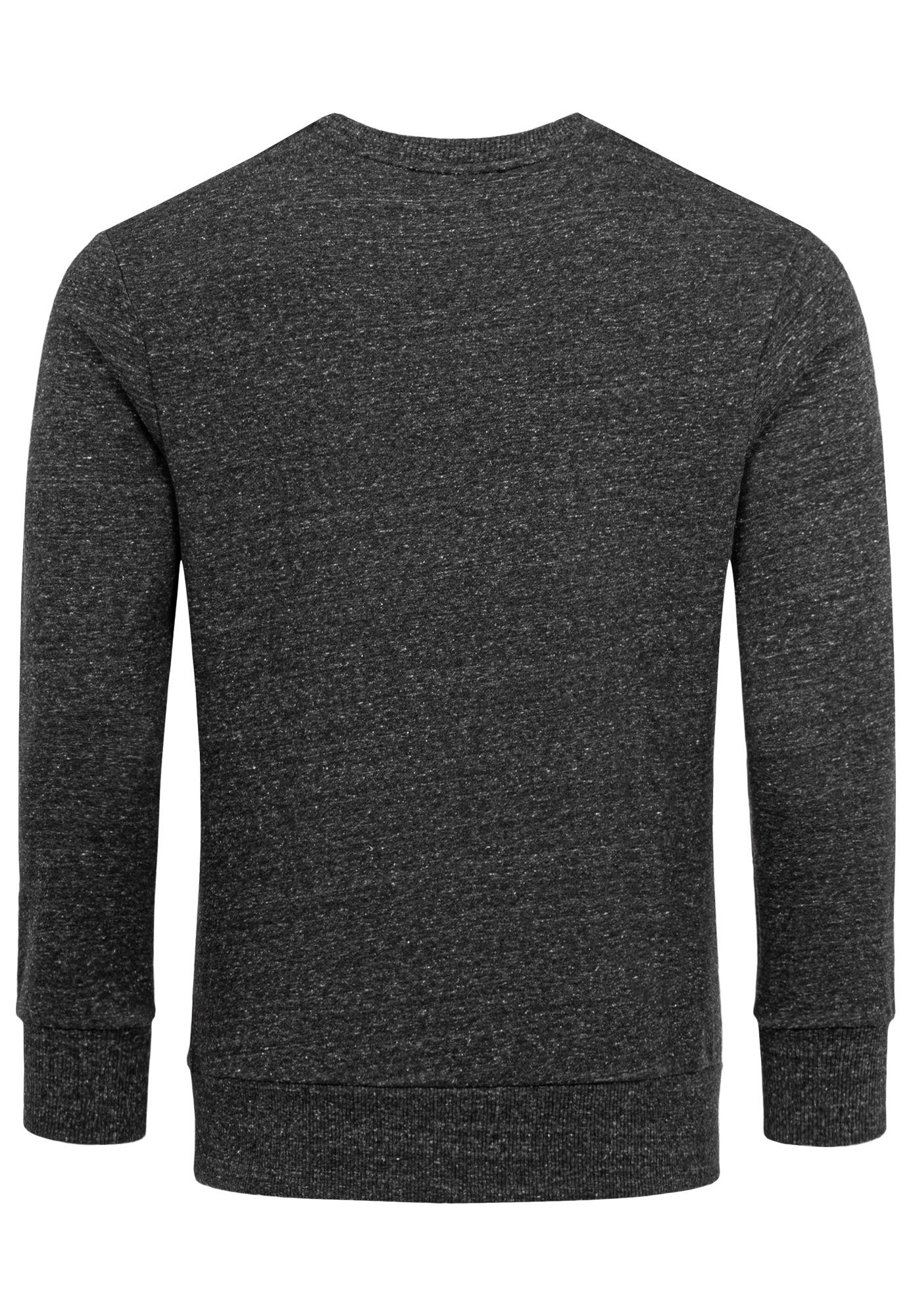 Amaci&Sons Sweatshirt DURHAM Sweatshirt mit Rundhalsausschnitt Herren Basic günstig online kaufen