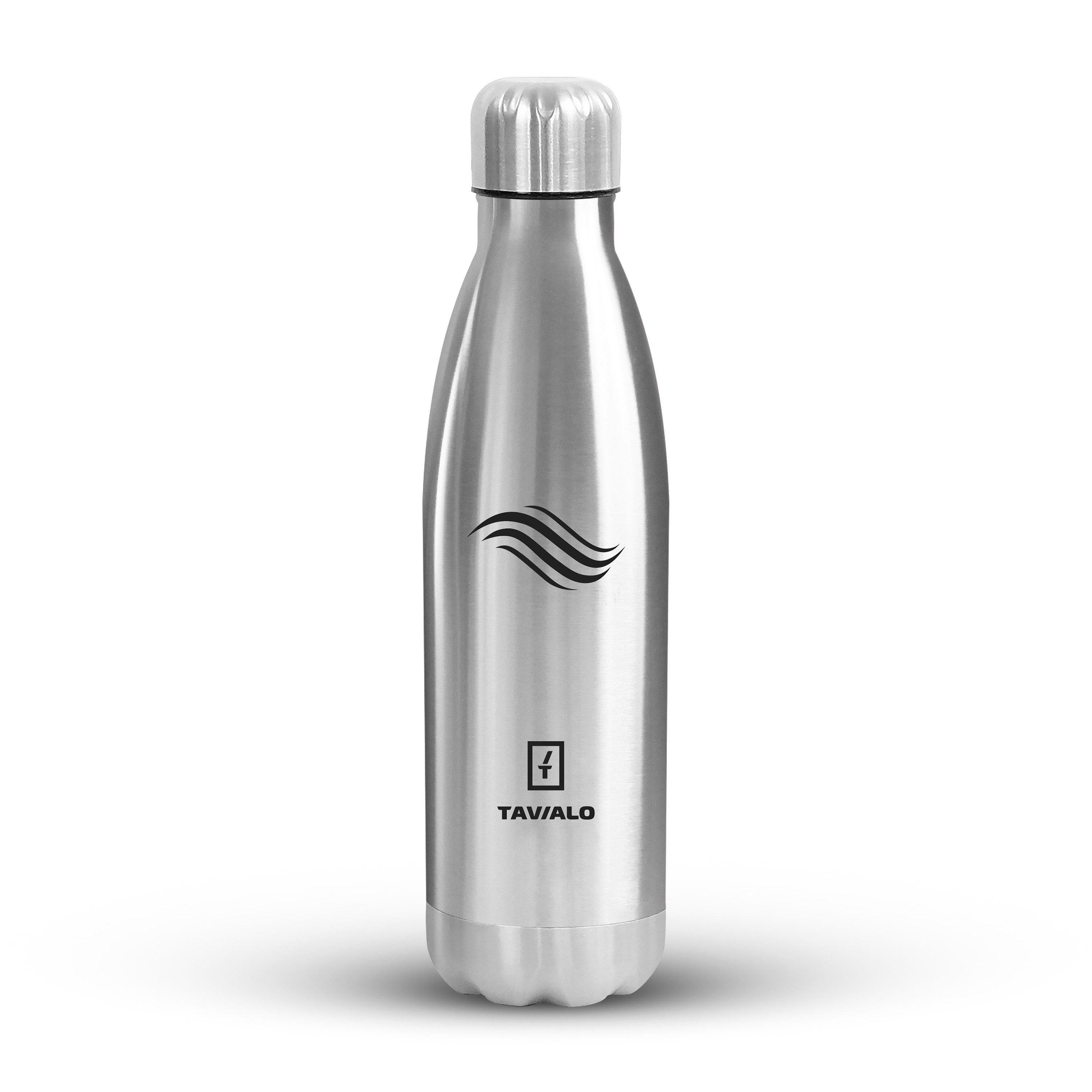 Isolierflasche TAVIALO Edelstahl Trinkflasche – Isolierflasche 500ml, BPA-frei