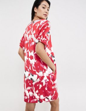 Taifun Minikleid Kleid aus satinierter Viskose