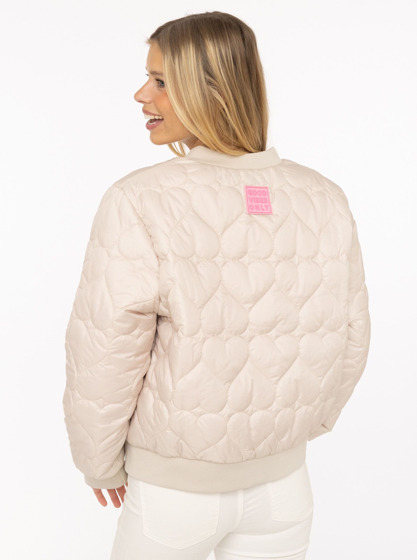 Zwillingsherz Steppjacke Bomberjacke mit gesteppten Herzen, mit Taschen und günstig online kaufen
