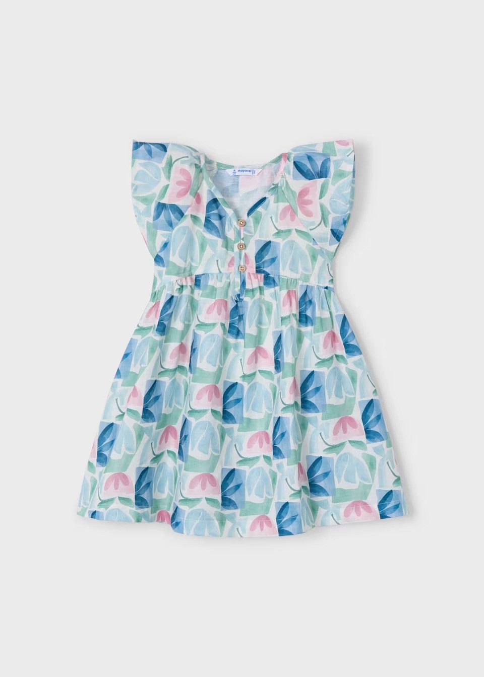 Mayoral Sommerkleid Mädchenkleid mit Blumenmuster – Stilvoll & Bequem (392835)