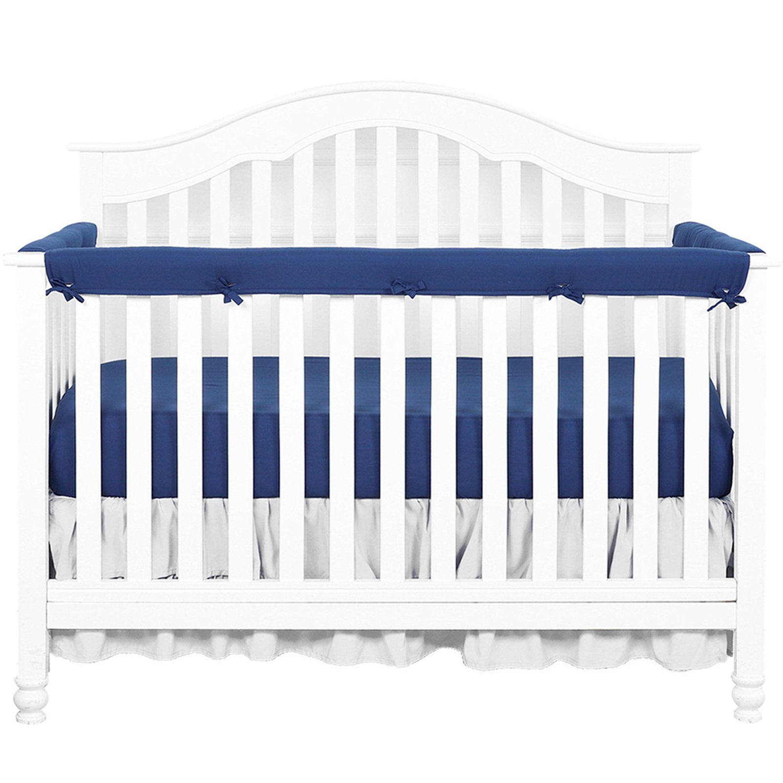 Blusmart Bettschutzgitter Baby-Schutzgitter-Abdeckung, 3-teiliges Set, Bettschutzgitter himmelblau Zu tief Reinigende, Leicht