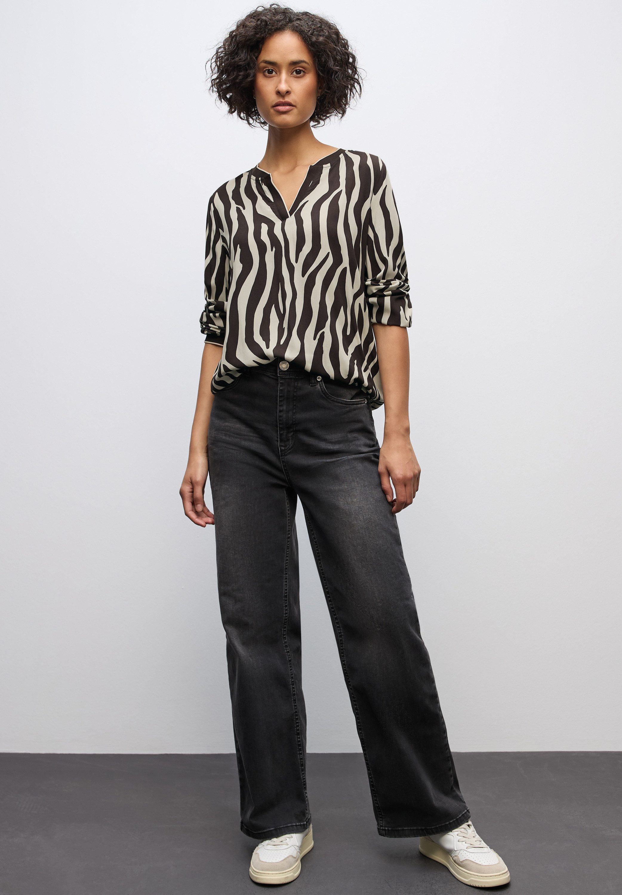STREET ONE Tunika mit Zebra-Print