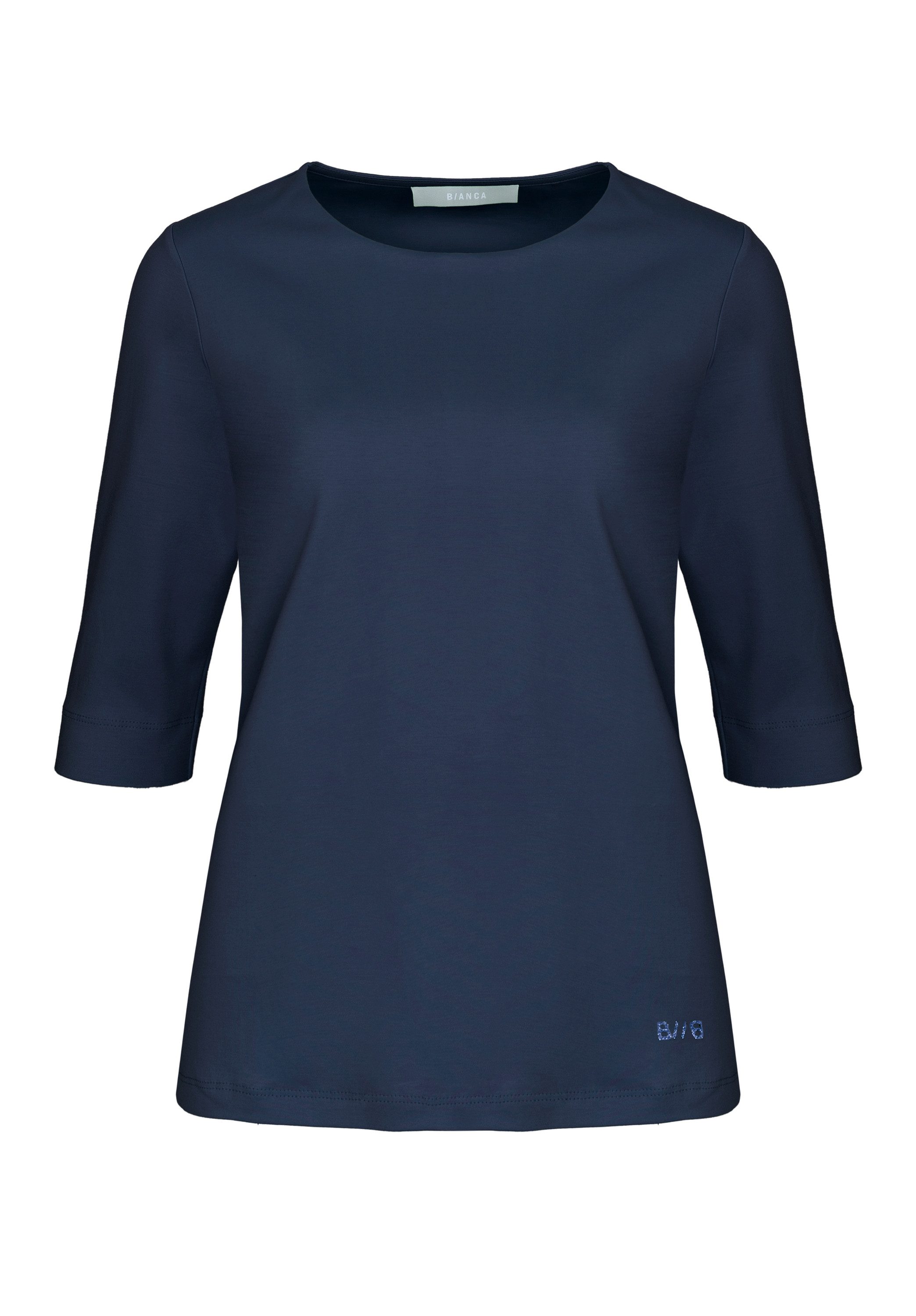 bianca Rundhalsshirt DINI aus softer Jersey-Qualität in Trendfarbe günstig online kaufen