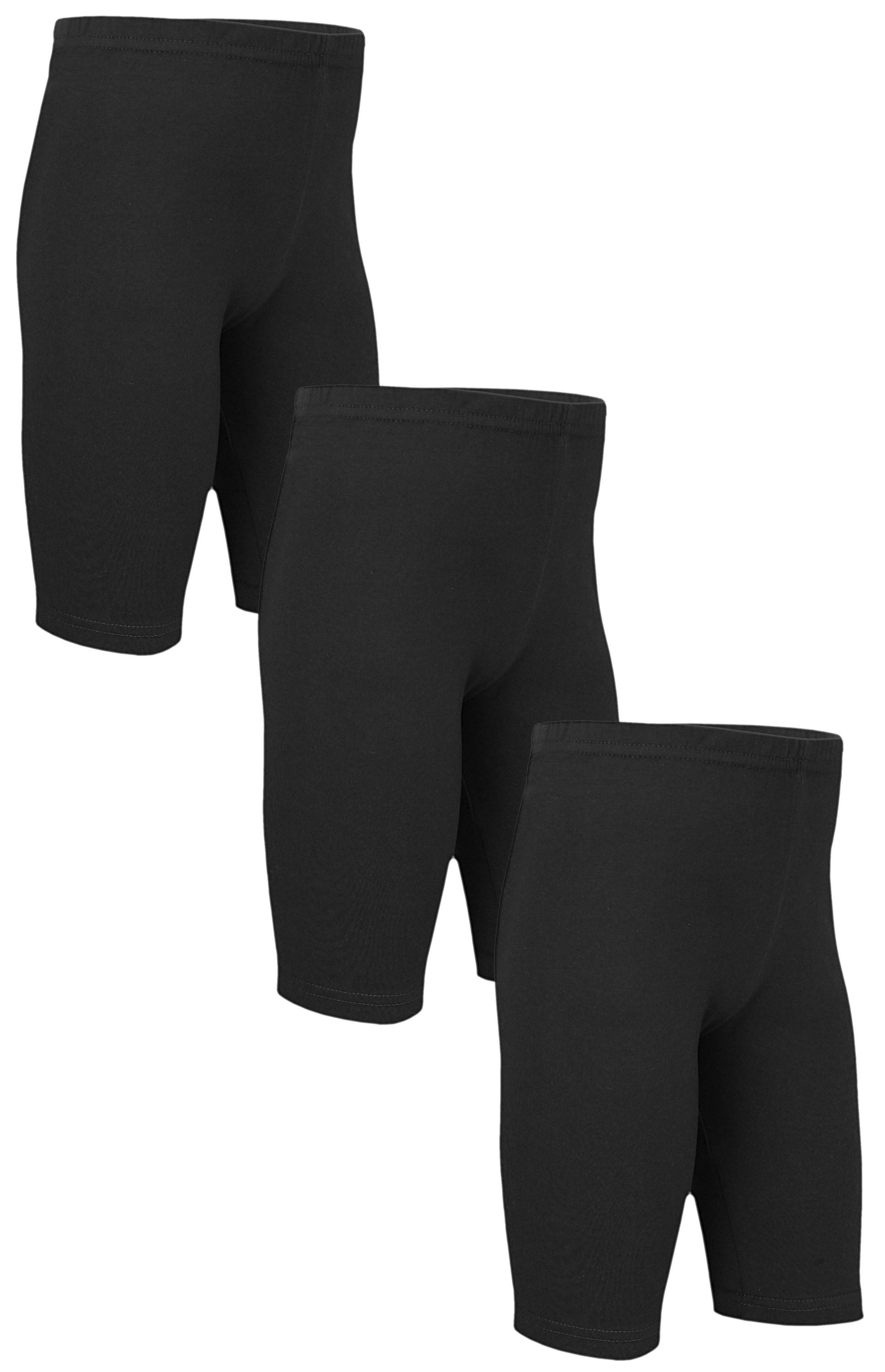 Radlerhose TupTam Mädchen Leggings Kurz Radlerhose 3er Pack