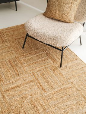 Teppich Jutta, benuta, rechteckig, Höhe: 5 mm, Kunstfaser, Berber, Ethno-Style, Wohnzimmer
