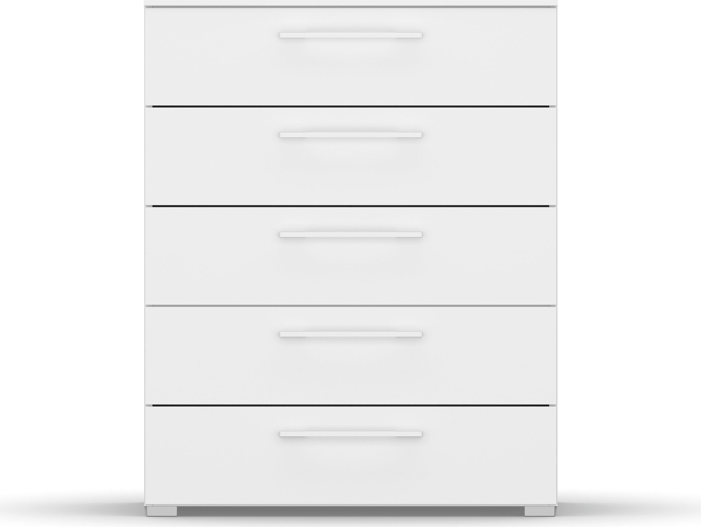 rauch Schubkastenkommode Skat Pure Kommode Sideboard Wäscheschrank, mit 5 Schubladen in puristischem Design