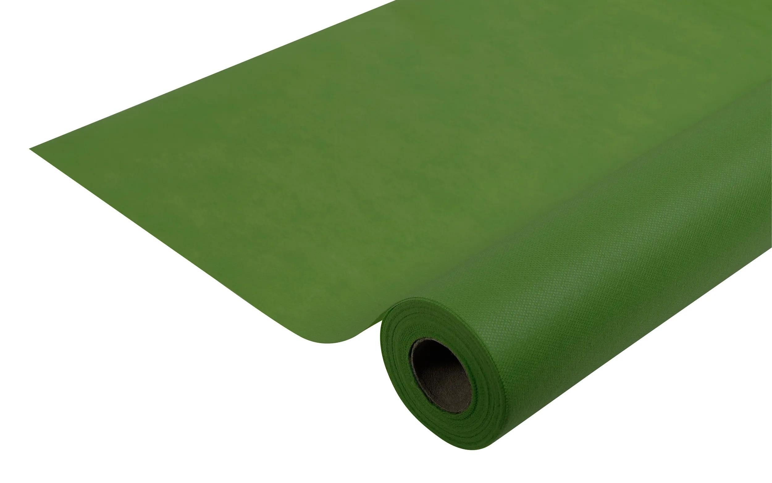 PROnappe Tischband 4x Tischdecke auf Rolle, Spunbond, 1,20x20m Olivgrün R782057I, Nappes rouleaux spunbond 1,20m