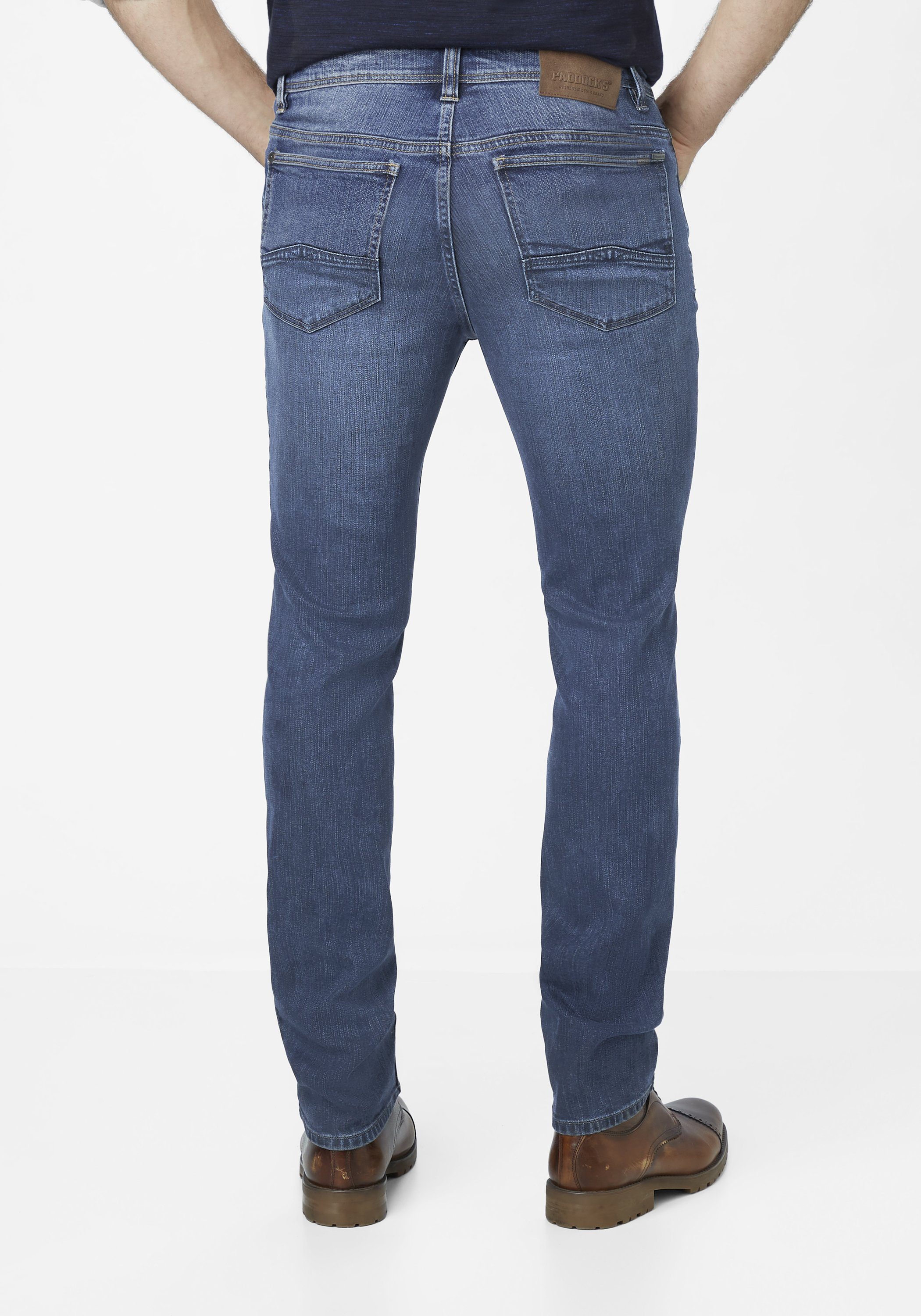 & Optimale exzellenter PIPE Jeans 5-Pocket mit Paddock\'s Comfort Stretch, Slim-fit-Jeans und Tragekomfort Passform Motion