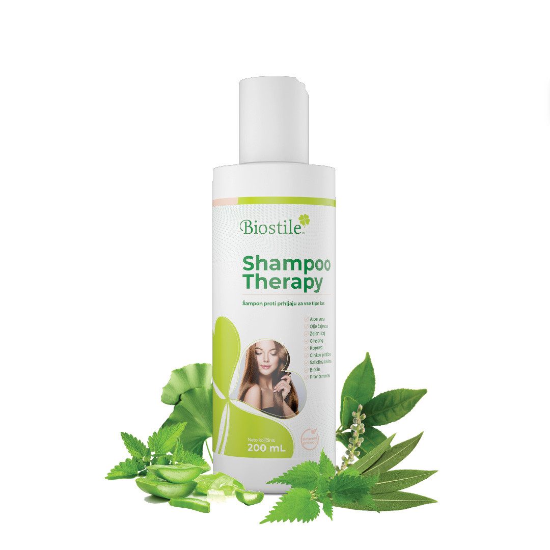 Biostile Anti-Schuppen mit Teebaumöl für Kopfhautpflege Shampoo, 200 g, Mit Panthenol, Aloe Vera und Biotin, 200 ml