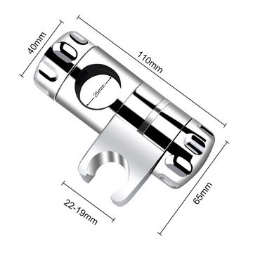 Lubgitsr Handbrause Handbrause Halterung 19-25 mm Verstellbar Duschkopfhalterung, (1-tlg)