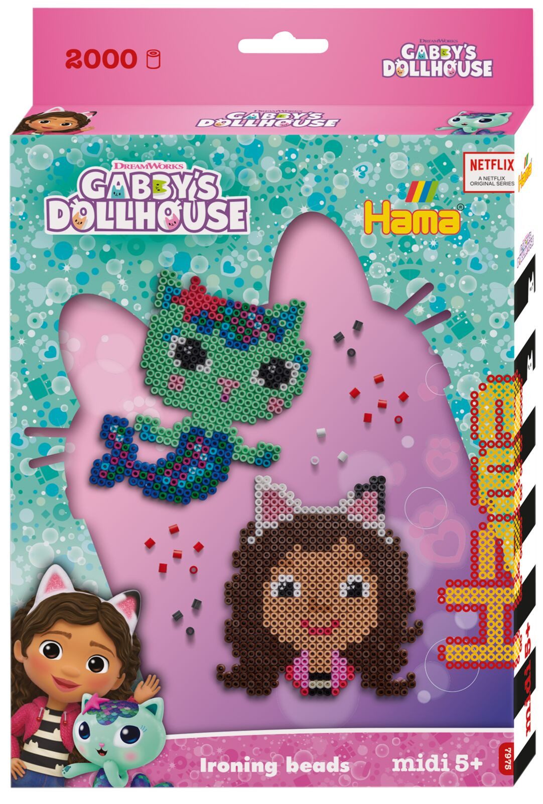 Hama Bügelperlen Hama kl. Geschenkpackung Gabby´s Dollhouse Midi-Bügelperlen