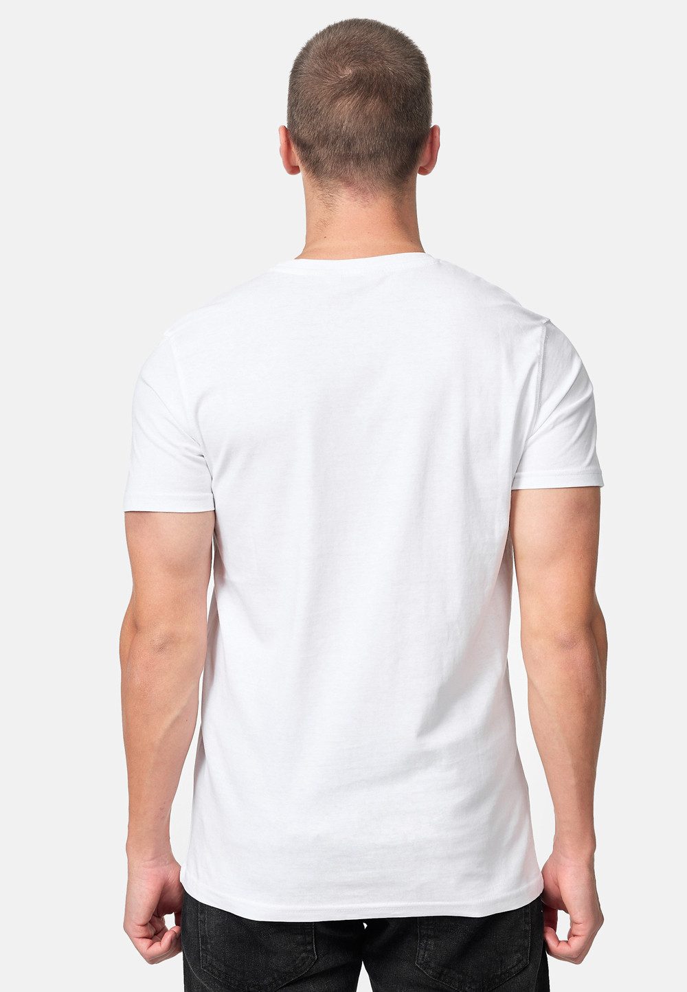 Lonsdale Rundhalsshirt Herren T-Shirt und Langarmshirt normale Passform Doppelpack Set bestehend aus T-Shirt u. einem andersfarbigen Langarmshirt