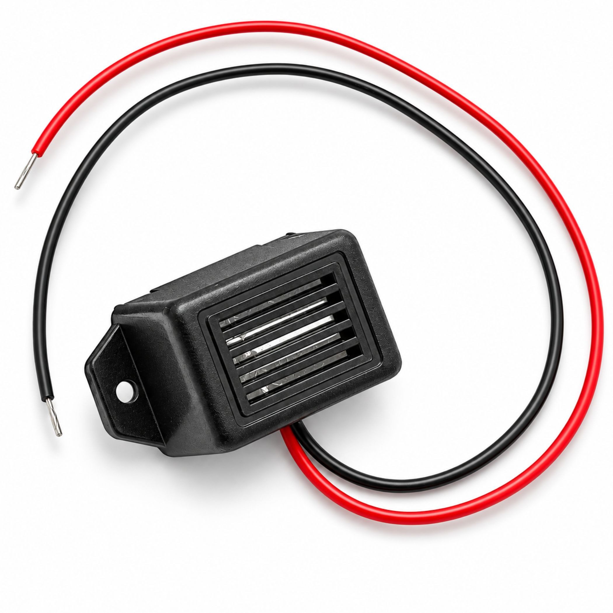 Bolwins B75 Auto PKW Licht Aus Warner Kontroll Summer Pieper 6V Kabel 10cm Auto-Adapter Blanker Draht: +, - Pole zu n.V.