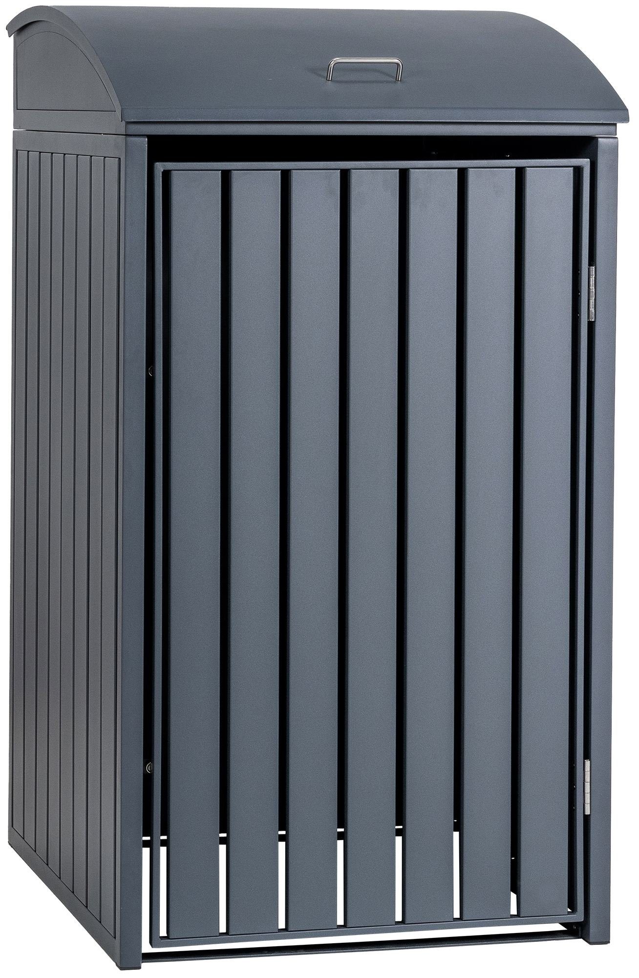 CLP Mülltonnenbox Holly, Verkleidung für 240 L Tonnen, verzinkter Stahl