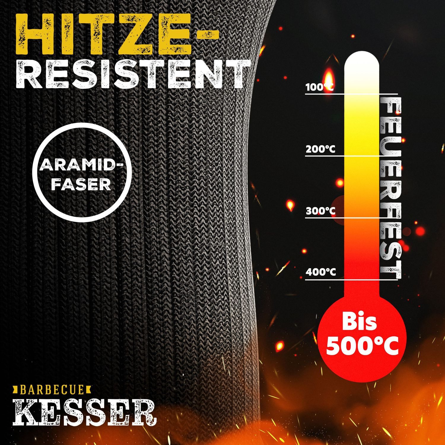 KESSER Grillhandschuhe