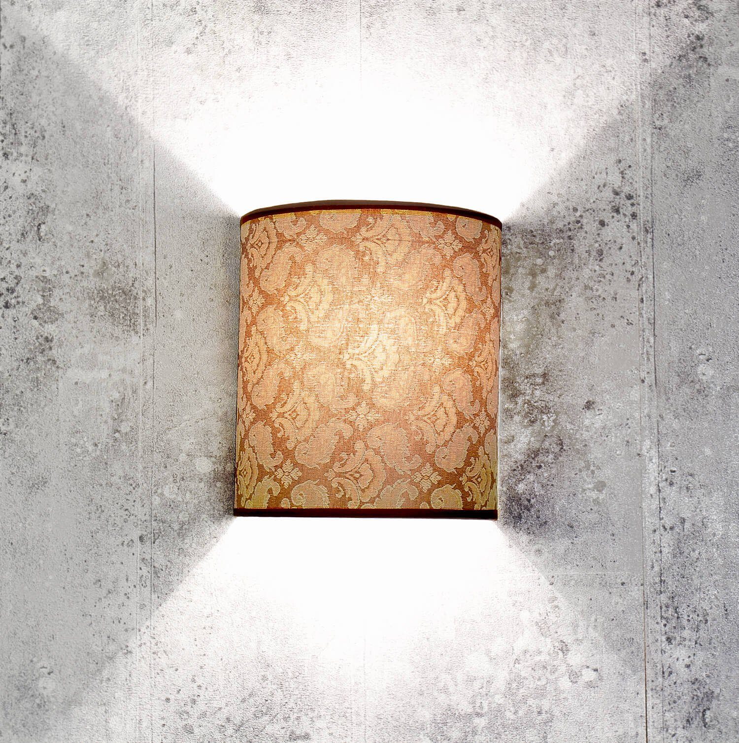 Licht-Erlebnisse Wandleuchte »ALICE«, Wandlampe Stoffschirm Loft Barock  Motiv Flur Wohnzimmer Lampe online kaufen | OTTO