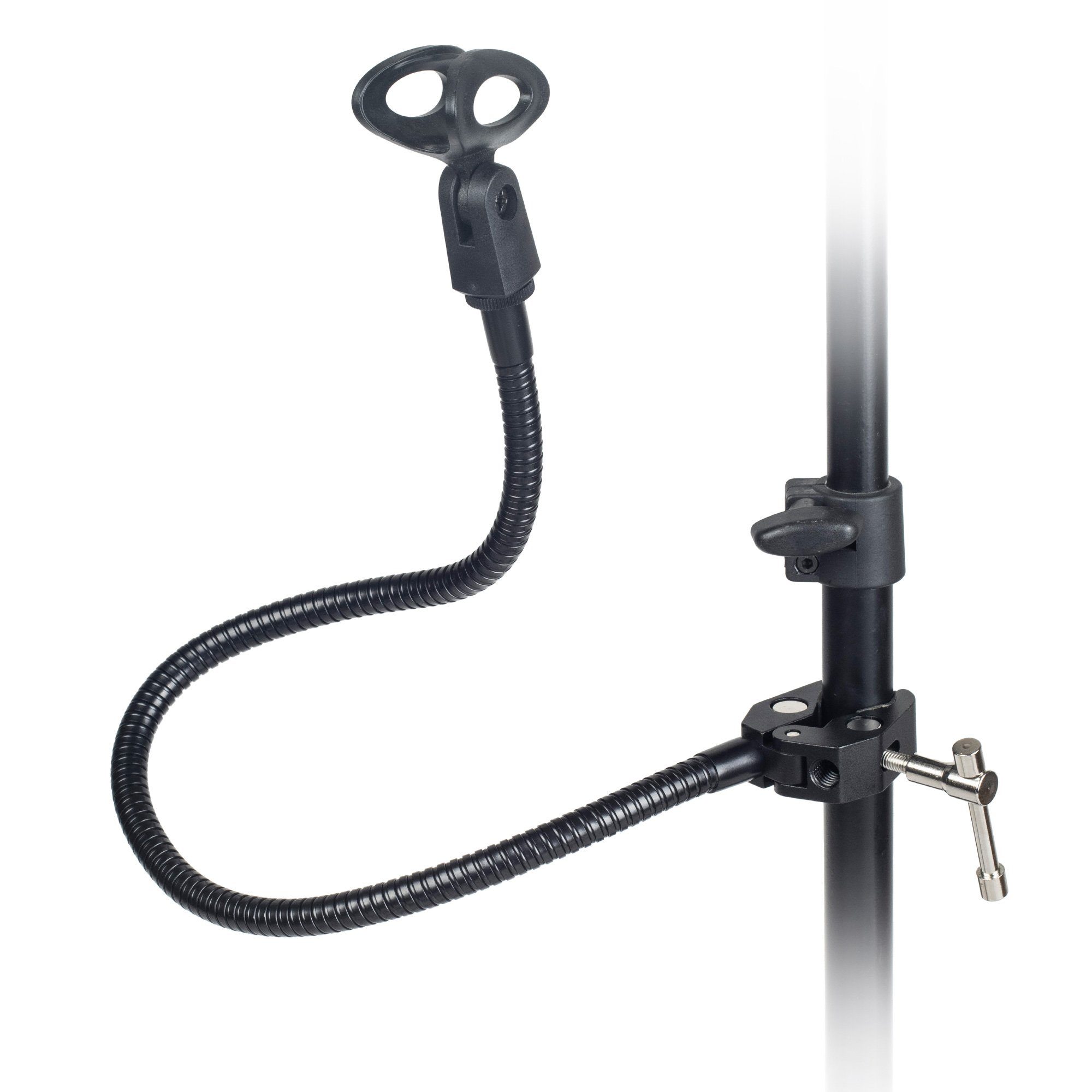 ayex Mikrofon-Halterung Mikrofonhalterung mit flexiblem Schwanenhals 360° Drehbar