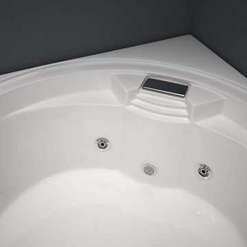 HOME DELUXE Whirlpool GALOS, 6 Düsen, Wasserfall, Whirlpool für bis zu 2 Personen, LED-Beleuchtung