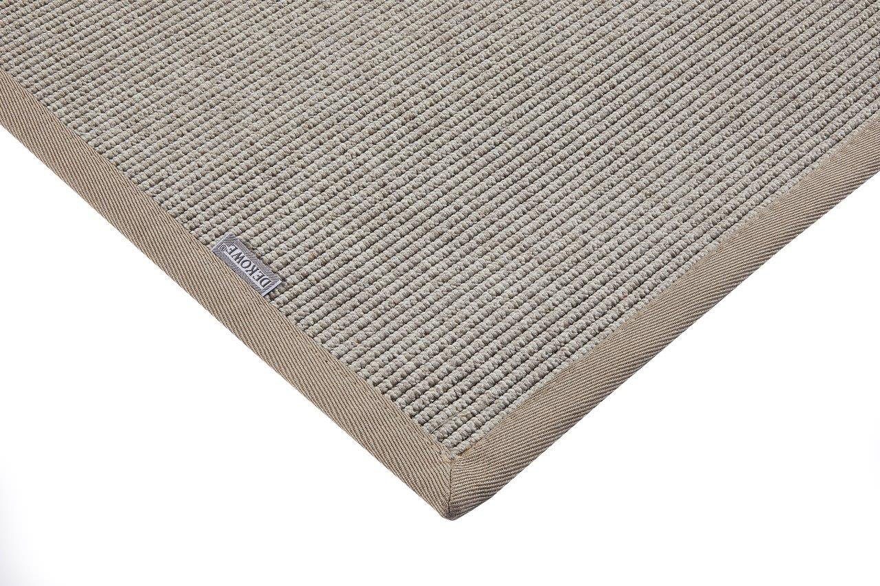 Naturino mm, und Höhe: 10 Outdoor Wohnzimmer Teppich sand In- Elegance, mit Dekowe, rechteckig, Bordüre, geeignet,