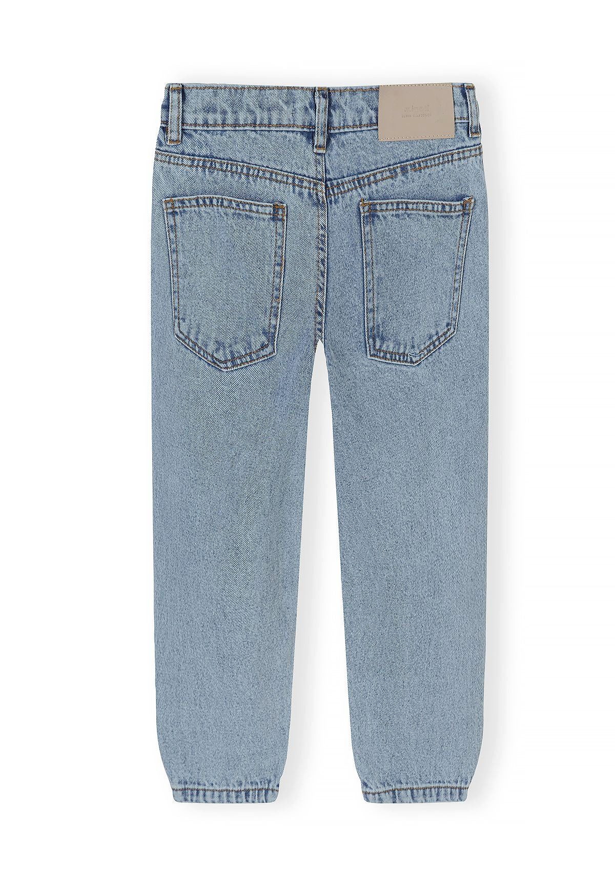 MINOTI Weite Jeans für Mädchen im Barrel-Schnitt Fältchen am Saum – Bild 2 von 3
